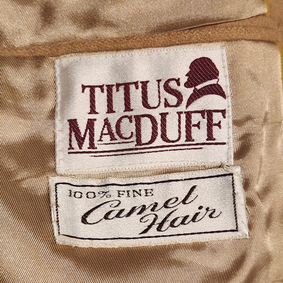 Vintage Camel Hair Tan Structured Blazer Oversized Womens S Quiet Luxury Neutral - Picture 4 of 11